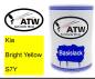 Preview: Kia, Bright Yellow, S7Y: 500ml Lackdose, von ATW Autoteile West.